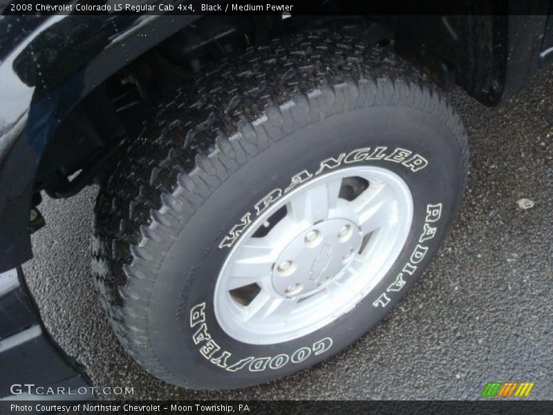 Black / Medium Pewter 2008 Chevrolet Colorado LS Regular Cab 4x4