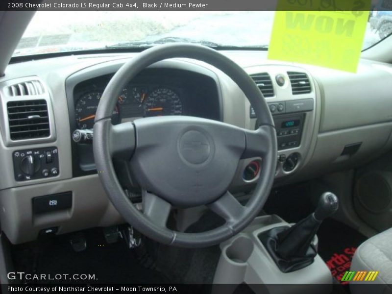 Black / Medium Pewter 2008 Chevrolet Colorado LS Regular Cab 4x4