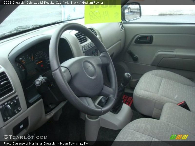 Black / Medium Pewter 2008 Chevrolet Colorado LS Regular Cab 4x4