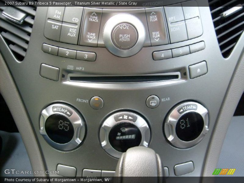 Titanium Silver Metallic / Slate Gray 2007 Subaru B9 Tribeca 5 Passenger