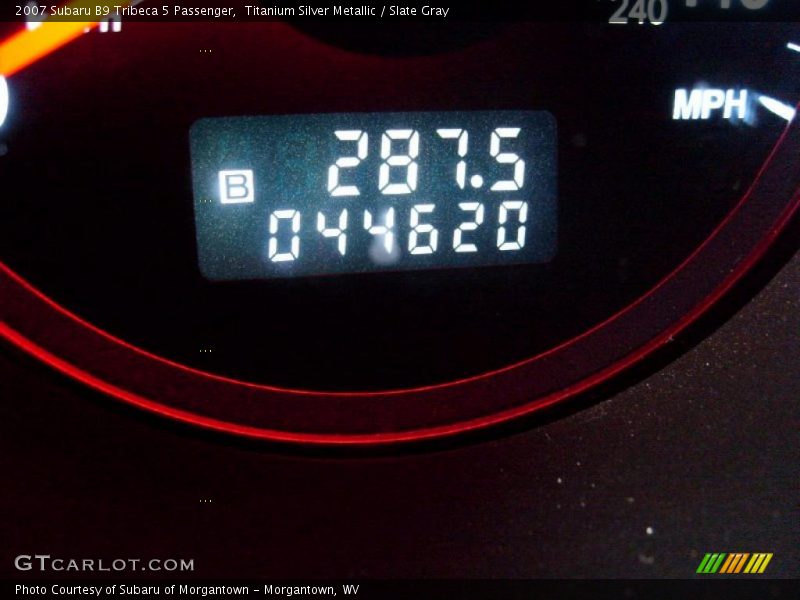 Titanium Silver Metallic / Slate Gray 2007 Subaru B9 Tribeca 5 Passenger