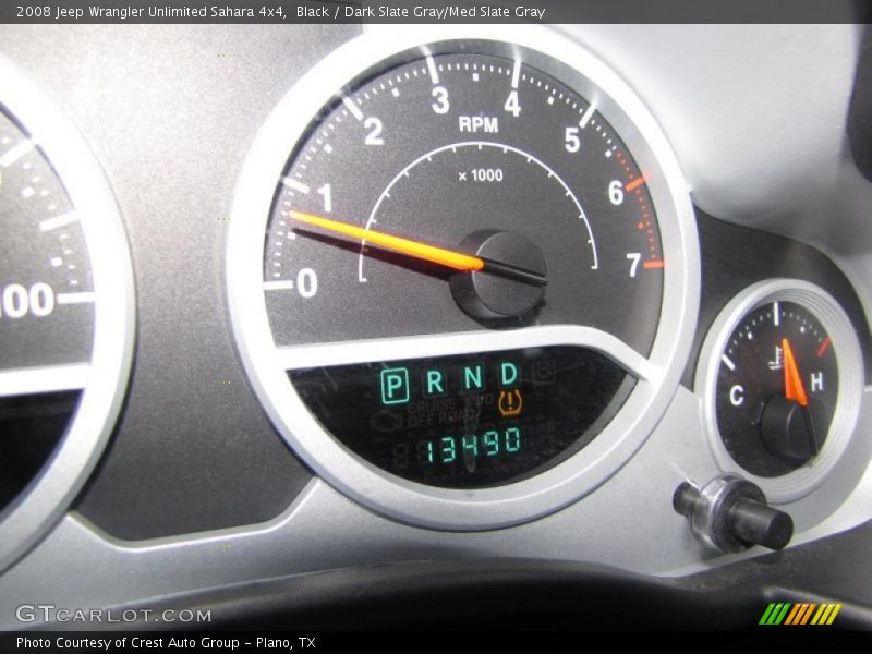 Black / Dark Slate Gray/Med Slate Gray 2008 Jeep Wrangler Unlimited Sahara 4x4