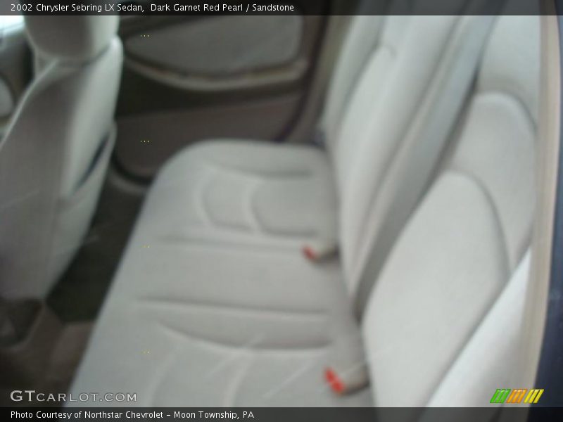 Dark Garnet Red Pearl / Sandstone 2002 Chrysler Sebring LX Sedan