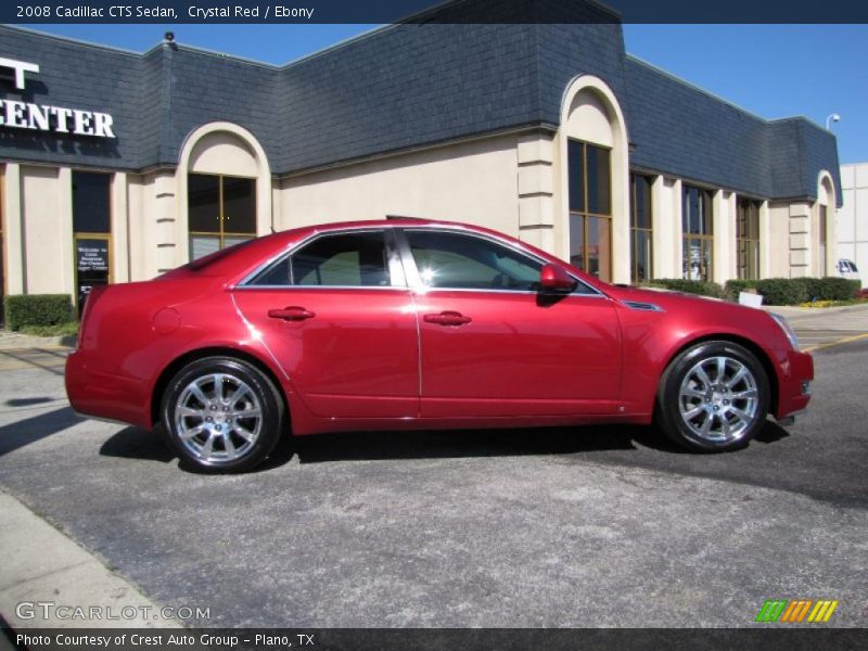 Crystal Red / Ebony 2008 Cadillac CTS Sedan