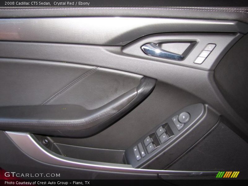 Crystal Red / Ebony 2008 Cadillac CTS Sedan