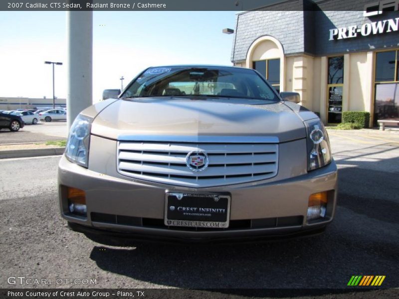 Radiant Bronze / Cashmere 2007 Cadillac CTS Sedan