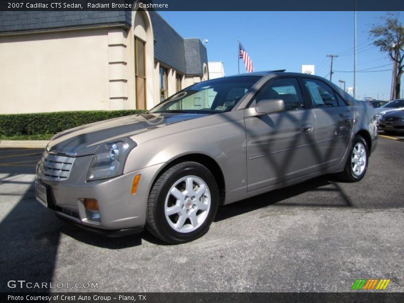Radiant Bronze / Cashmere 2007 Cadillac CTS Sedan