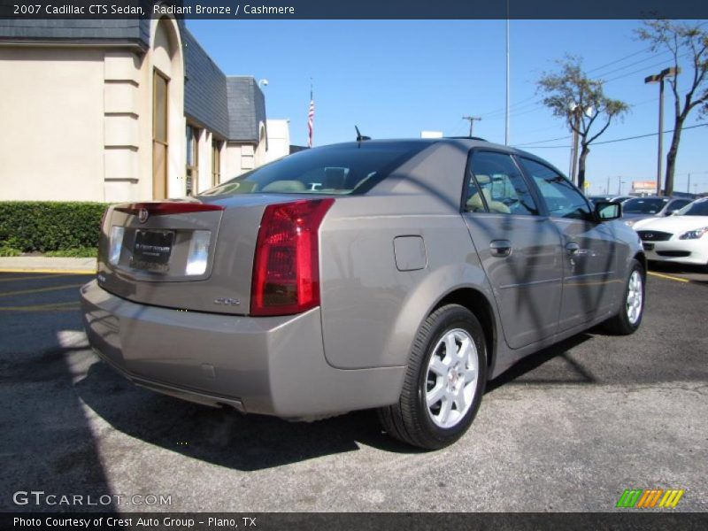 Radiant Bronze / Cashmere 2007 Cadillac CTS Sedan