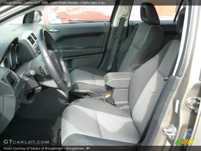Light Khaki Metallic / Dark Slate Gray 2008 Dodge Caliber R/T AWD
