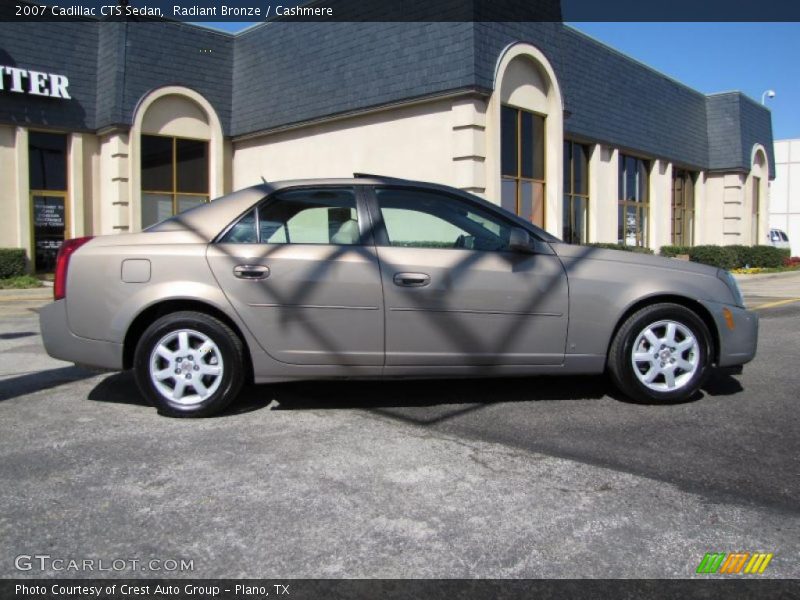 Radiant Bronze / Cashmere 2007 Cadillac CTS Sedan