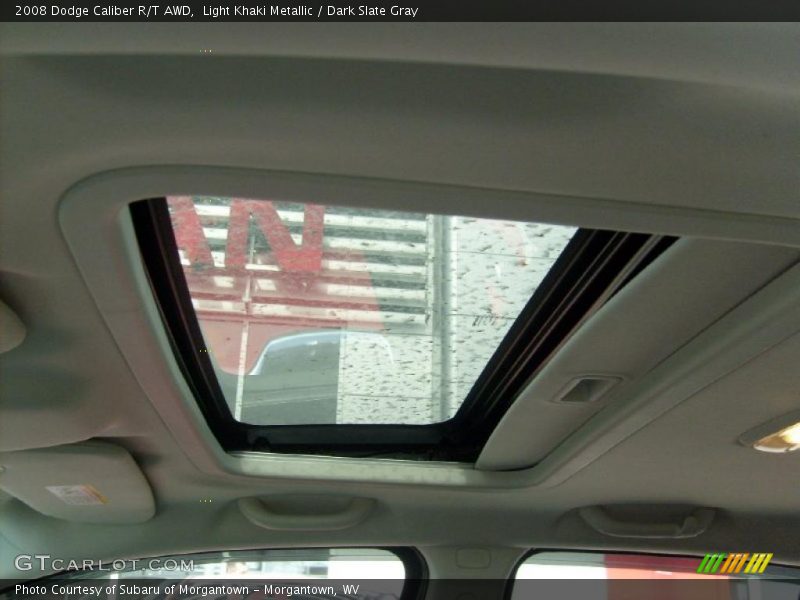 Light Khaki Metallic / Dark Slate Gray 2008 Dodge Caliber R/T AWD