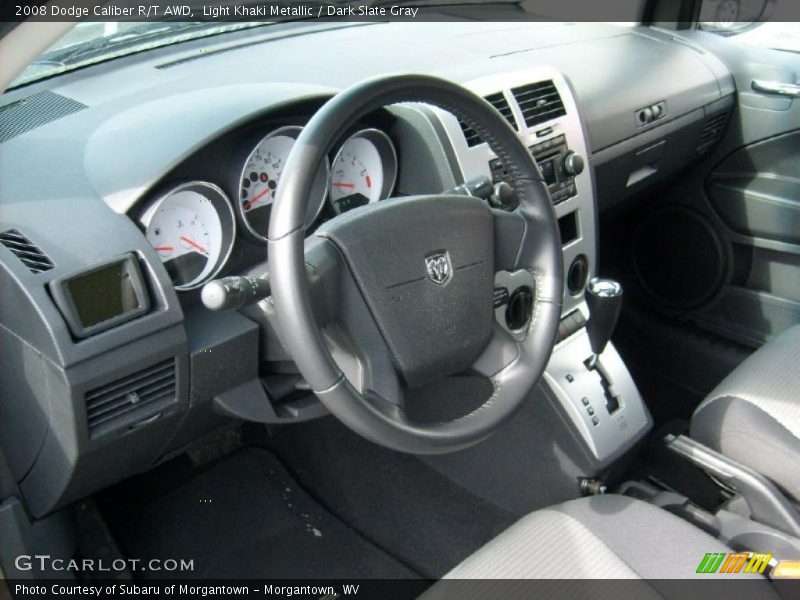 Light Khaki Metallic / Dark Slate Gray 2008 Dodge Caliber R/T AWD