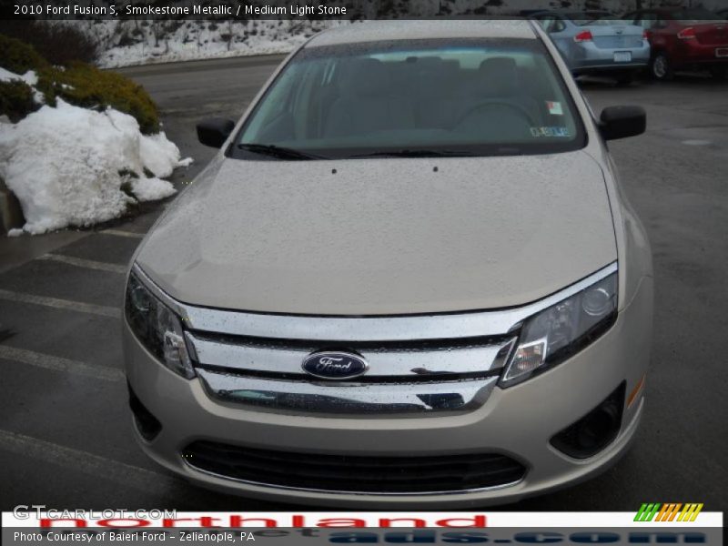 Smokestone Metallic / Medium Light Stone 2010 Ford Fusion S