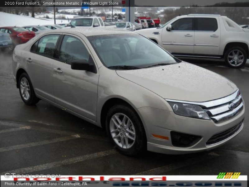Smokestone Metallic / Medium Light Stone 2010 Ford Fusion S