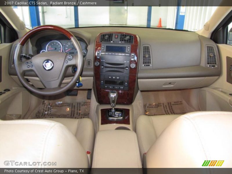 Radiant Bronze / Cashmere 2007 Cadillac CTS Sedan