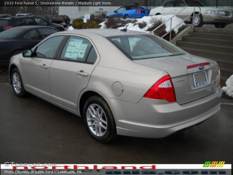 Smokestone Metallic / Medium Light Stone 2010 Ford Fusion S