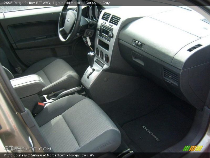 Light Khaki Metallic / Dark Slate Gray 2008 Dodge Caliber R/T AWD