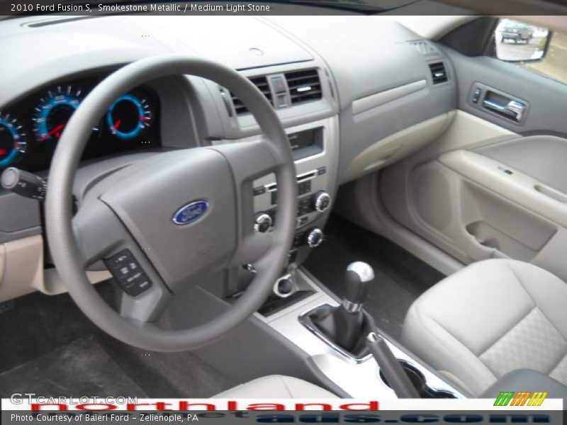 Smokestone Metallic / Medium Light Stone 2010 Ford Fusion S