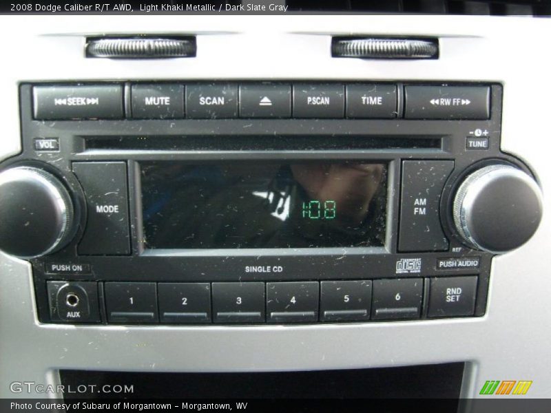 Light Khaki Metallic / Dark Slate Gray 2008 Dodge Caliber R/T AWD