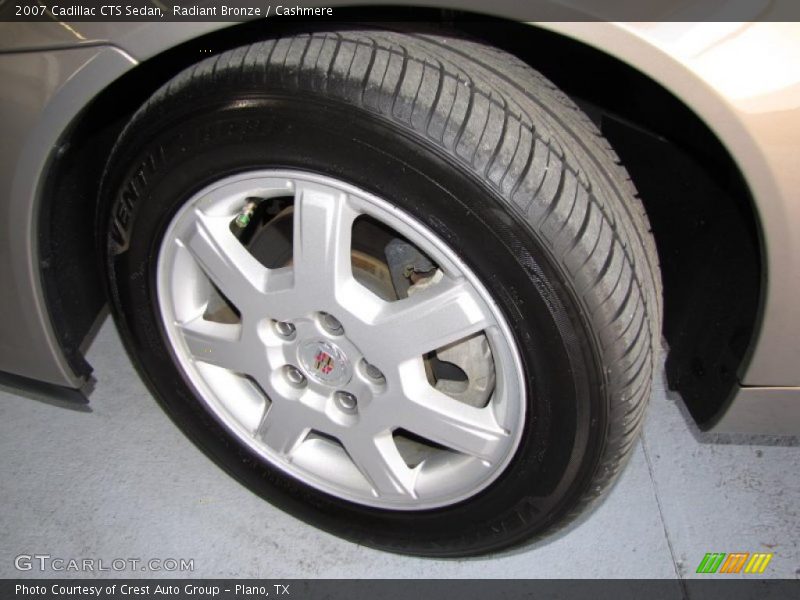 Radiant Bronze / Cashmere 2007 Cadillac CTS Sedan