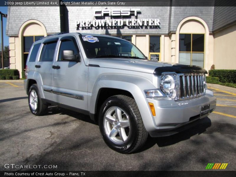 Bright Silver Metallic / Dark Slate Gray 2009 Jeep Liberty Limited 4x4