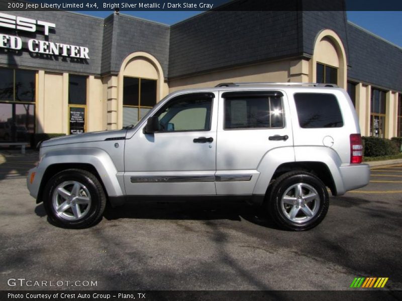 Bright Silver Metallic / Dark Slate Gray 2009 Jeep Liberty Limited 4x4