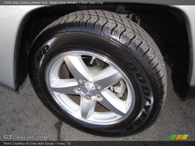 Bright Silver Metallic / Dark Slate Gray 2009 Jeep Liberty Limited 4x4