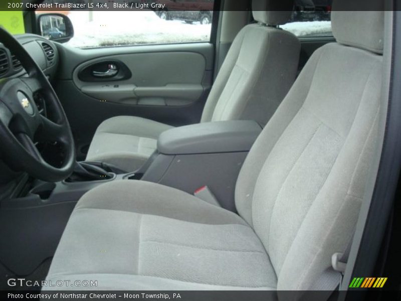 Black / Light Gray 2007 Chevrolet TrailBlazer LS 4x4