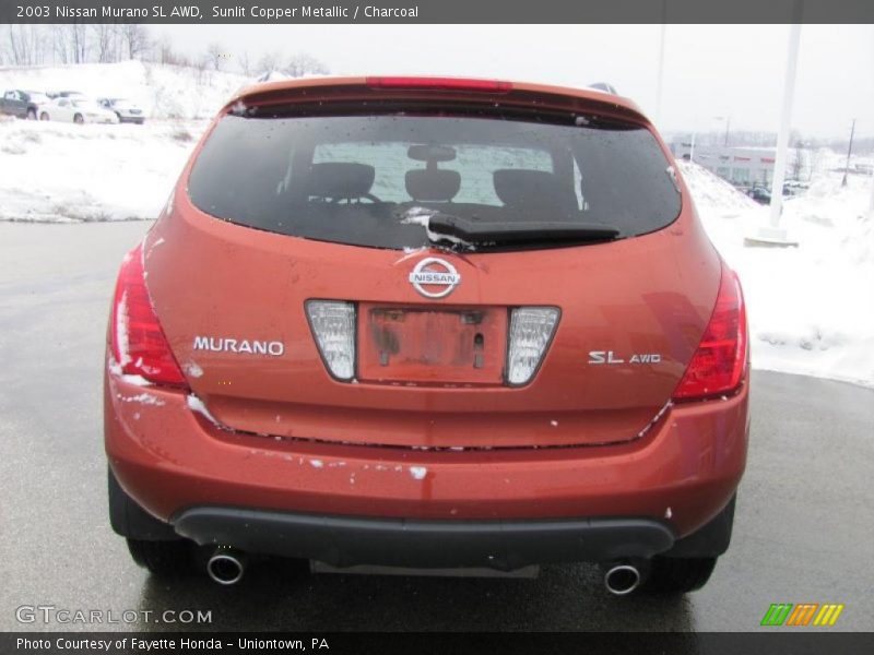 Sunlit Copper Metallic / Charcoal 2003 Nissan Murano SL AWD