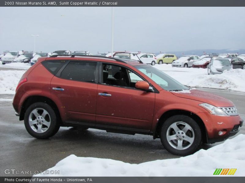 Sunlit Copper Metallic / Charcoal 2003 Nissan Murano SL AWD