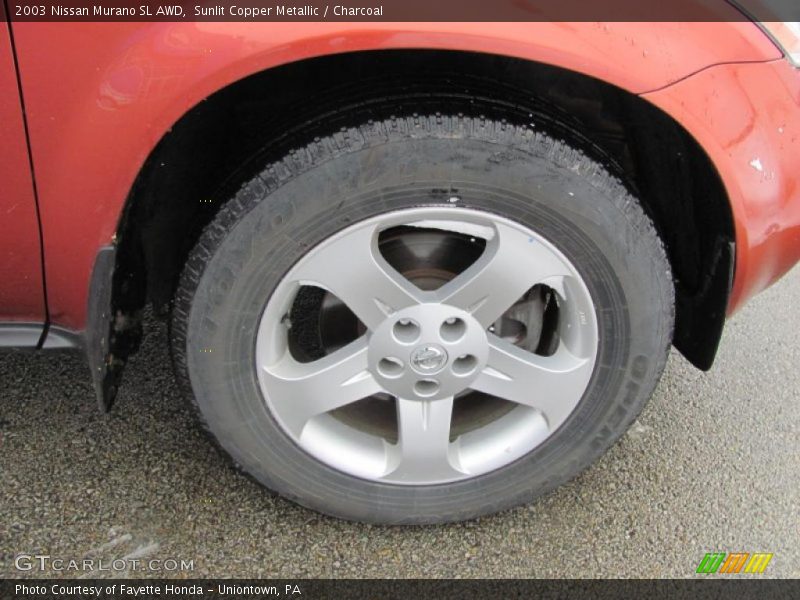 Sunlit Copper Metallic / Charcoal 2003 Nissan Murano SL AWD