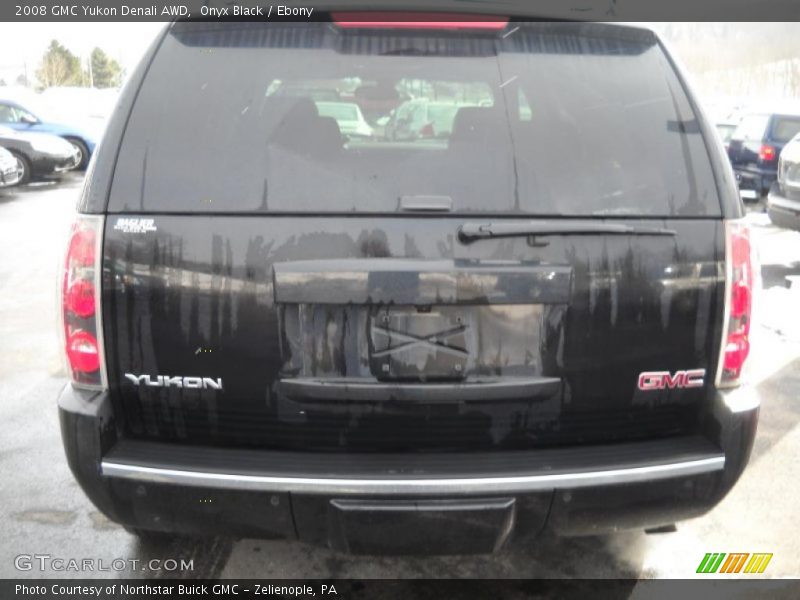 Onyx Black / Ebony 2008 GMC Yukon Denali AWD