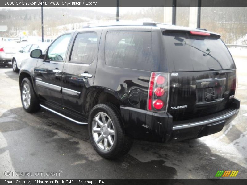 Onyx Black / Ebony 2008 GMC Yukon Denali AWD