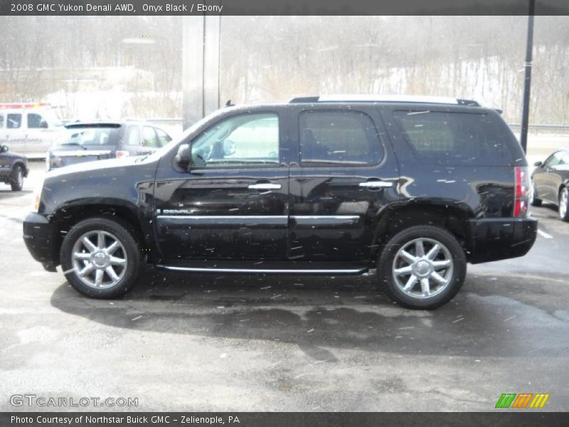 Onyx Black / Ebony 2008 GMC Yukon Denali AWD