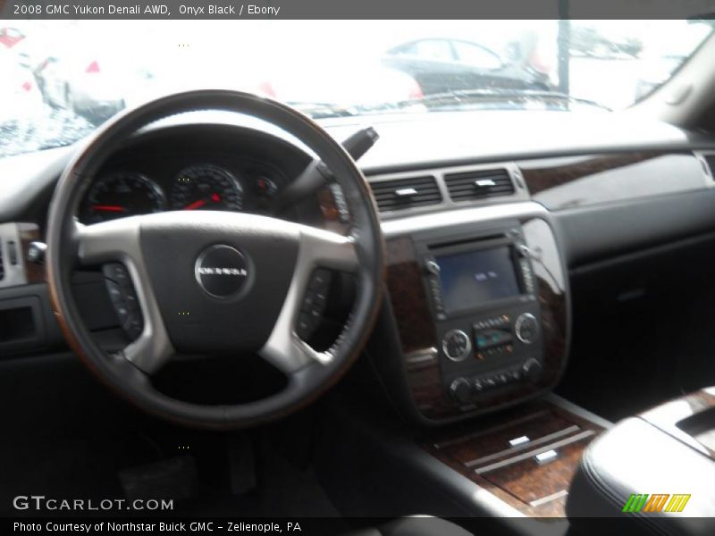 Onyx Black / Ebony 2008 GMC Yukon Denali AWD
