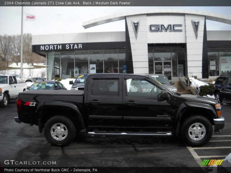 Black / Medium Dark Pewter 2004 Chevrolet Colorado Z71 Crew Cab 4x4