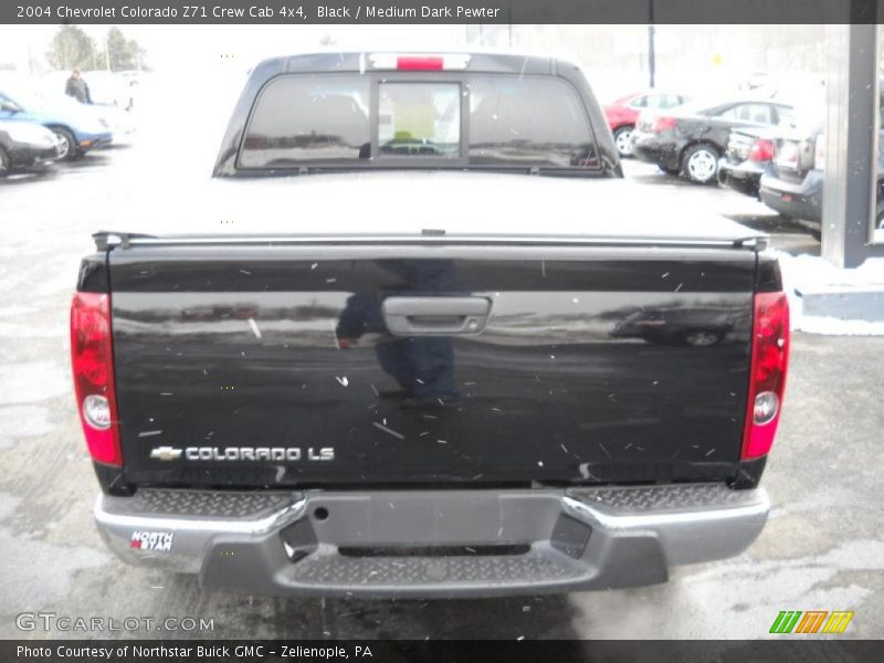 Black / Medium Dark Pewter 2004 Chevrolet Colorado Z71 Crew Cab 4x4