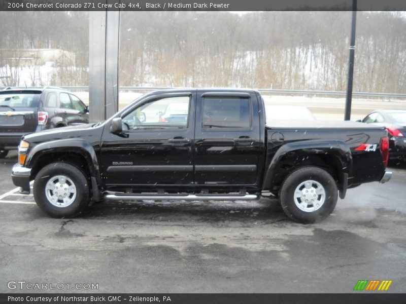 Black / Medium Dark Pewter 2004 Chevrolet Colorado Z71 Crew Cab 4x4