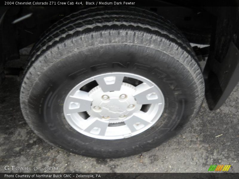 Black / Medium Dark Pewter 2004 Chevrolet Colorado Z71 Crew Cab 4x4