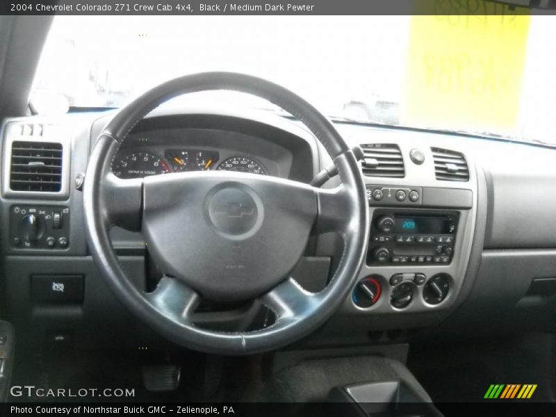 Black / Medium Dark Pewter 2004 Chevrolet Colorado Z71 Crew Cab 4x4