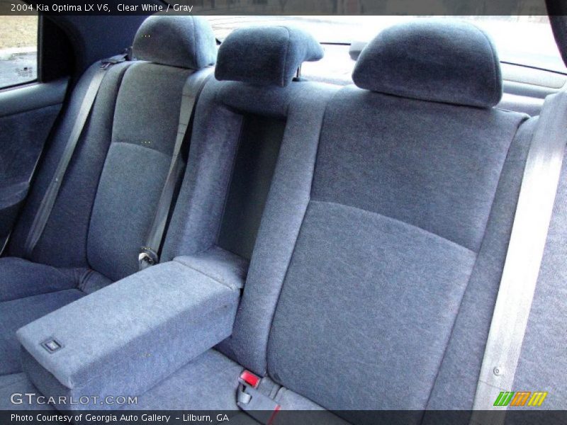 Clear White / Gray 2004 Kia Optima LX V6