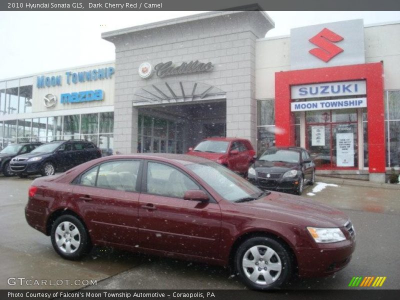 Dark Cherry Red / Camel 2010 Hyundai Sonata GLS