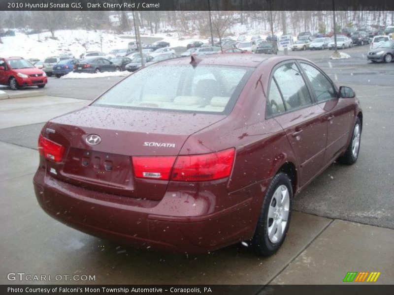Dark Cherry Red / Camel 2010 Hyundai Sonata GLS