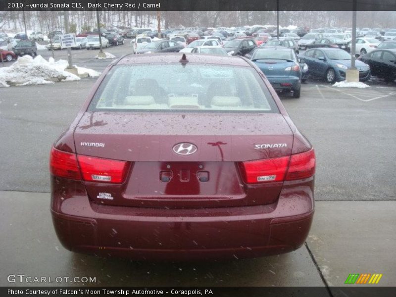 Dark Cherry Red / Camel 2010 Hyundai Sonata GLS