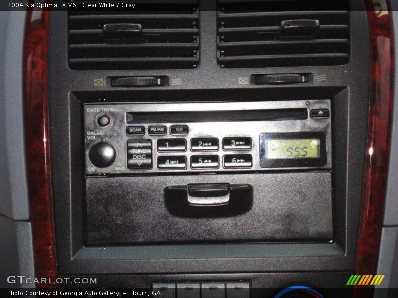 Clear White / Gray 2004 Kia Optima LX V6
