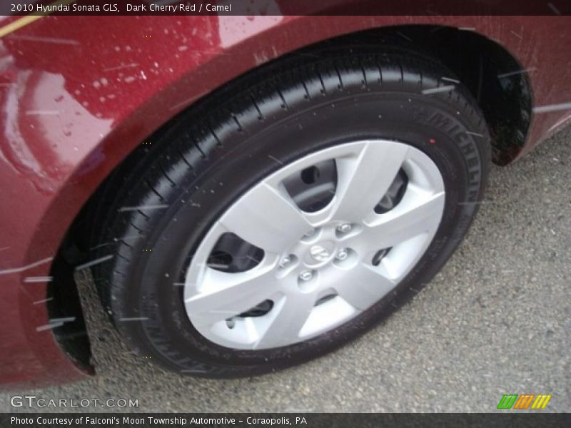 Dark Cherry Red / Camel 2010 Hyundai Sonata GLS