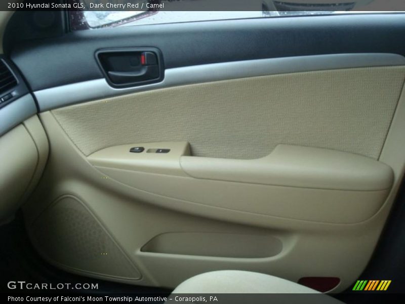 Dark Cherry Red / Camel 2010 Hyundai Sonata GLS