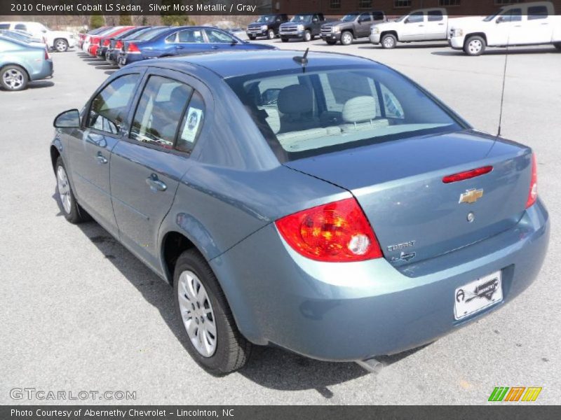 Silver Moss Metallic / Gray 2010 Chevrolet Cobalt LS Sedan