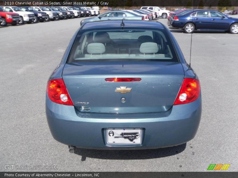Silver Moss Metallic / Gray 2010 Chevrolet Cobalt LS Sedan