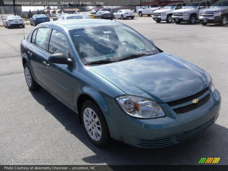 Silver Moss Metallic / Gray 2010 Chevrolet Cobalt LS Sedan